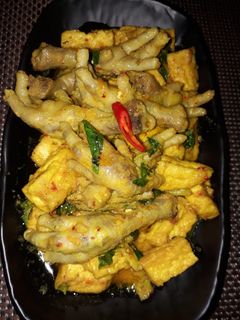 Foto resep Woku Ceker dan Tahu