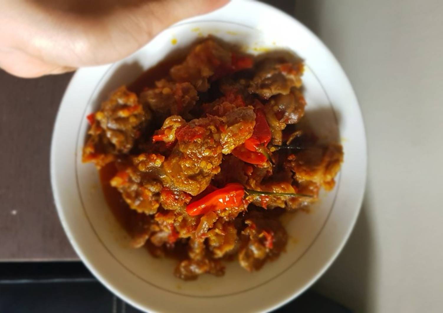 Resep Oseng mercon sengkel sapi oleh Maria Anna Cookpad