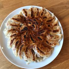 A picture of Juicy pork Gyoza - Japanese #easy.