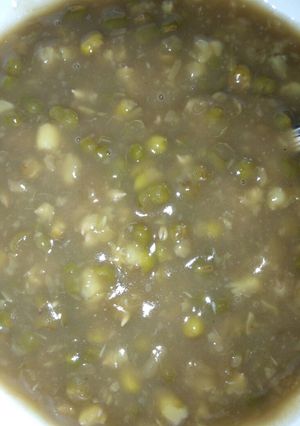 Foto resep Bubur Kacang Ijo gurih tanpa santan