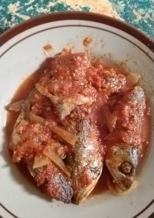 Foto resep Ikan laut bumbu merah