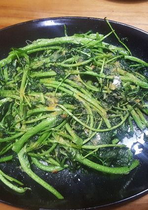 Foto resep Lalapan Selada Air Goreng