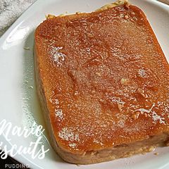 Marie biscuits pudding A picture of Marie biscuits pudding.