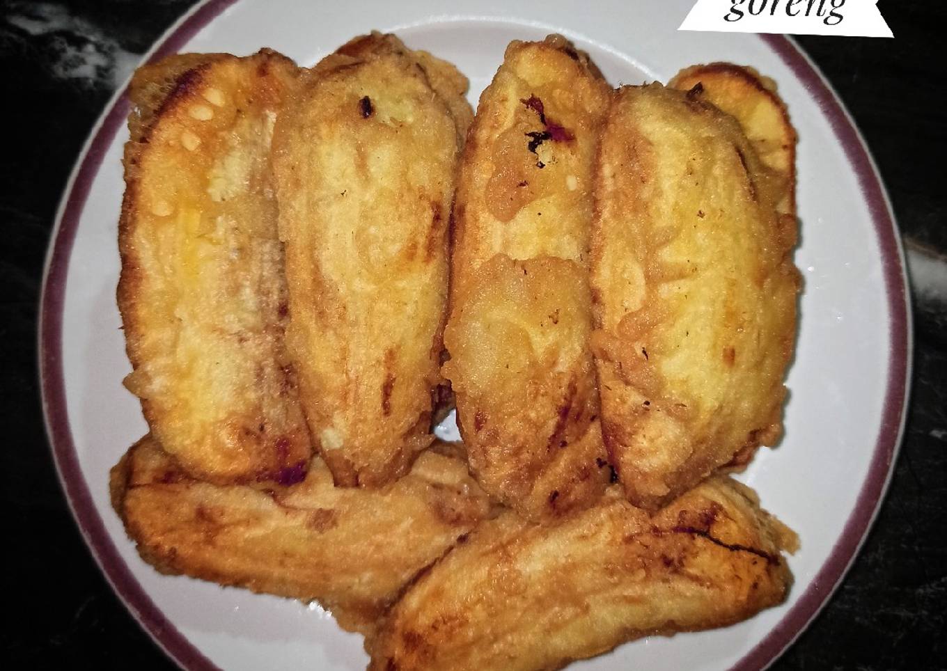 Pisang goreng simple