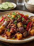 Tumis Terong Kentang Teri