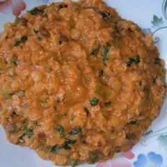 A picture of Creamy split lentils.