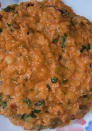 A picture of Creamy split lentils.