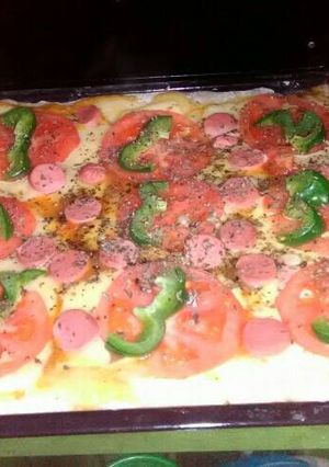 Una foto de Pizza casera