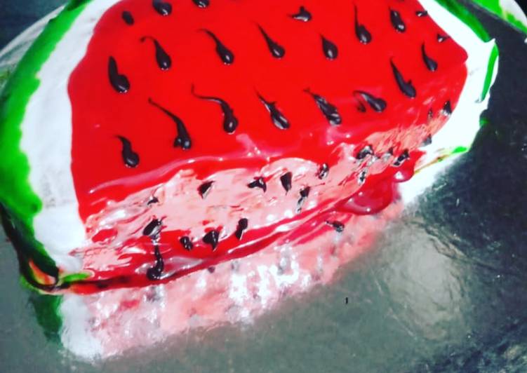 How to Prepare Speedy Watermelon cake