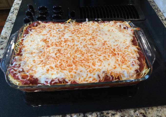 Simple Way to Prepare Ultimate Baked Spaghetti