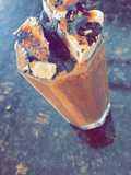 ميلك شيك موز مع مكسرات 😋