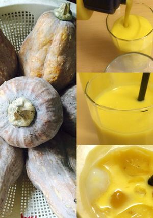Hình của món Sữa bí đỏ thơm ngon đến giọt cuối cùng.