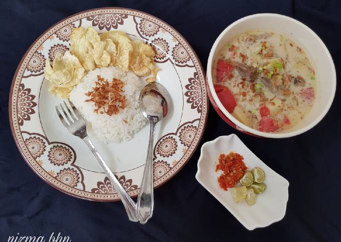 Soto Betawi Kuah Santan Susu