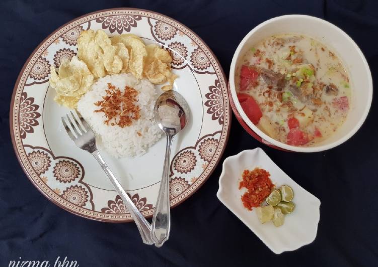 Resep Soto Betawi Kuah Santan Susu, Enak