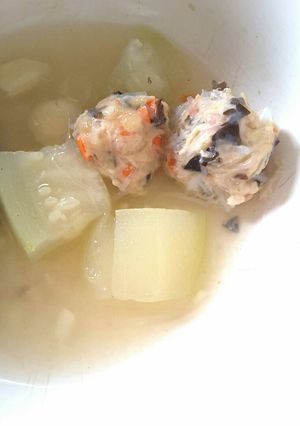 Foto resep Sup Baso Lo Hoa Labu Air (Winter Melon Soup With Meat Ball)