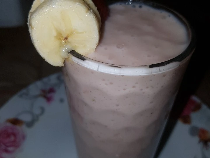 Recipe Strawberry banana smoothie the Delicious So Delicious