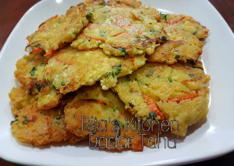 22. Dadar tahu tanpa telor