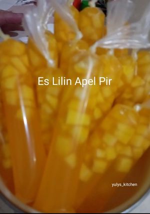 Foto resep Es Lilin Apel Pear