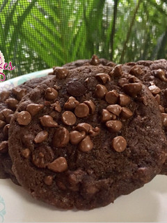 Una foto de Galletas doble chocolate