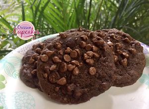 Una foto de Galletas doble chocolate