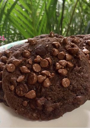 Una foto de Galletas doble chocolate