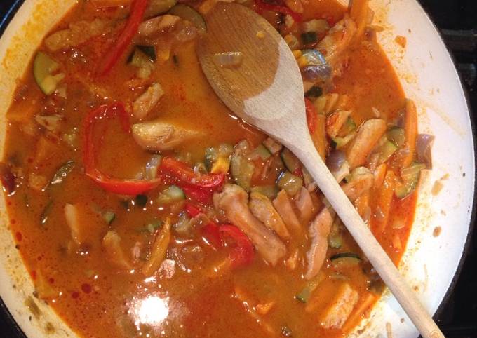 Steps to Prepare Speedy Thai red curry