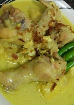 Foto resep Opor ayam tahu kuah kuning