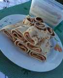 Panqueques con dulce de leche 😋