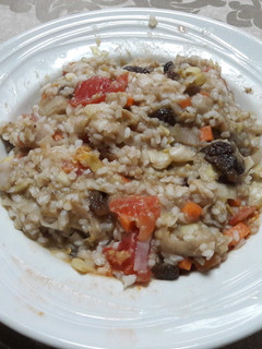 Una foto de 🇨🇳Arroz frito "chino" vegano 🍚