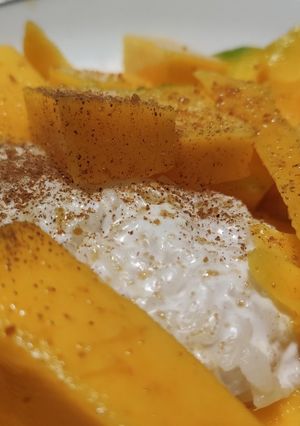 Une photo de ⭐⭐Riz mangue lait coco