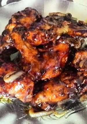 Foto resep Korean Crispy Spicy Blackpepper Chicken WIngs