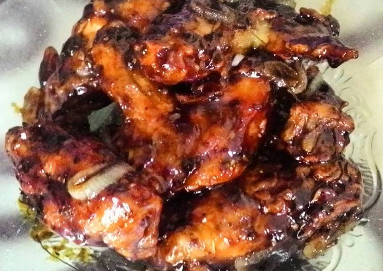  Resep  Korean Crispy  Spicy Blackpepper Chicken WIngs oleh 