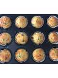 Savory Muffins with Zucchini and Ham