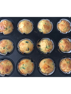 Foto di Muffin salati con zucchine e prosciutto cotto