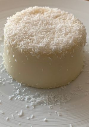 Une photo de Panna cotta à la noix de coco