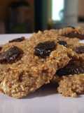 Galletas de avena, banana y pasas
