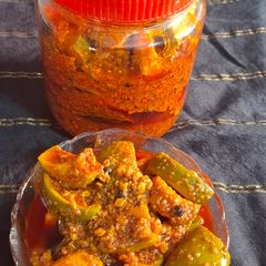 A picture of Mango Methi pickle.