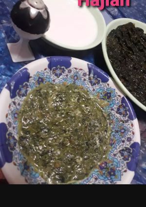 عکسی از دستور بورانی اسفناج 😋❤😋
