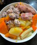 Canh nui mọc sườn