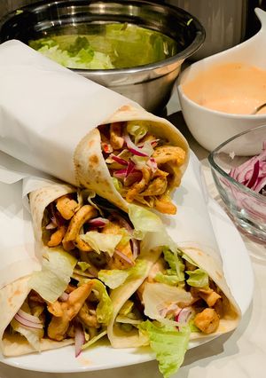 Csirkés wrap 🌯 recept fotója