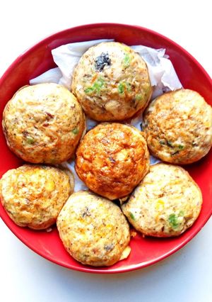 A picture of Egg & fish masa.
