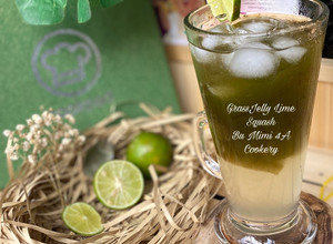 Foto resep Cincau Jeruk Nipis (GrassJelly Lime Squash)