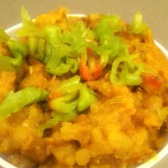 A picture of Green Porridge Beans and Rice.