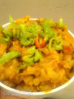 A picture of Green Porridge Beans and Rice.