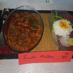 A picture of Sindhi mutton (Tevan).