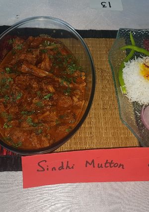 A picture of Sindhi mutton (Tevan).
