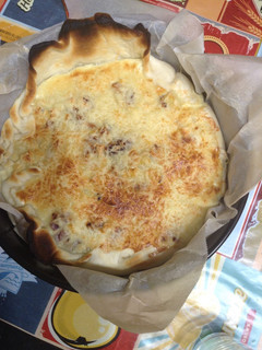 Una foto de Quiche de patata y cebolla