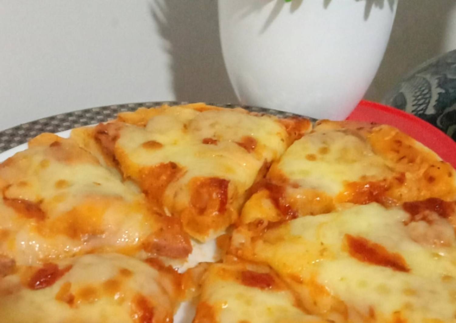 Resep Pizza Sosis Homemade Oleh Heny Laurina Cookpad