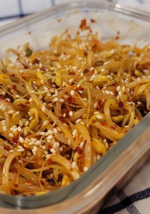 不開火韓式涼拌豆芽 的食譜成品照片