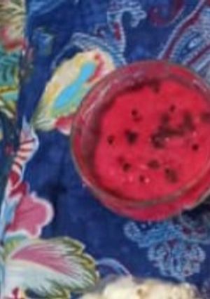 عکسی از دستور ژله هندوانه ای